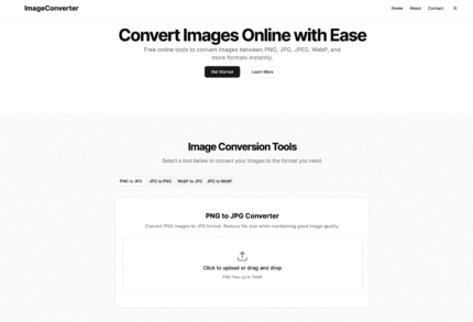 Image Converter AdSense Approval Tool Script – Built with Next.js | AdSense Ready